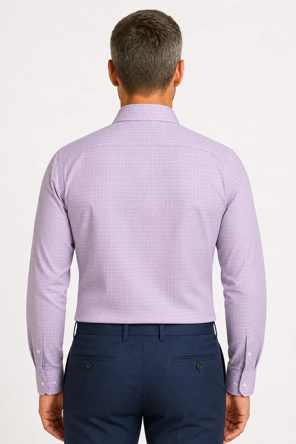 Camisa Social Masculina Xadrez Médio Tradicional