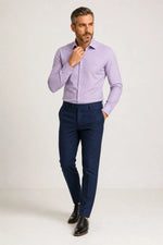 Camisa Social Masculina Xadrez Médio Tradicional