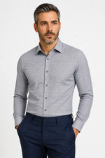 Camisa Social Masculina Xadrez Médio Tradicional
