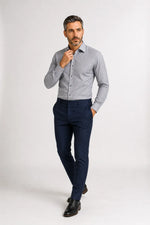 Camisa Social Masculina Xadrez Médio Tradicional