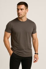 Camiseta Premium em Algodão Egípcio com Elastano Verão 2025