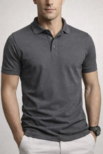 Camisa Polo Slim Pima Piquet com Elastano