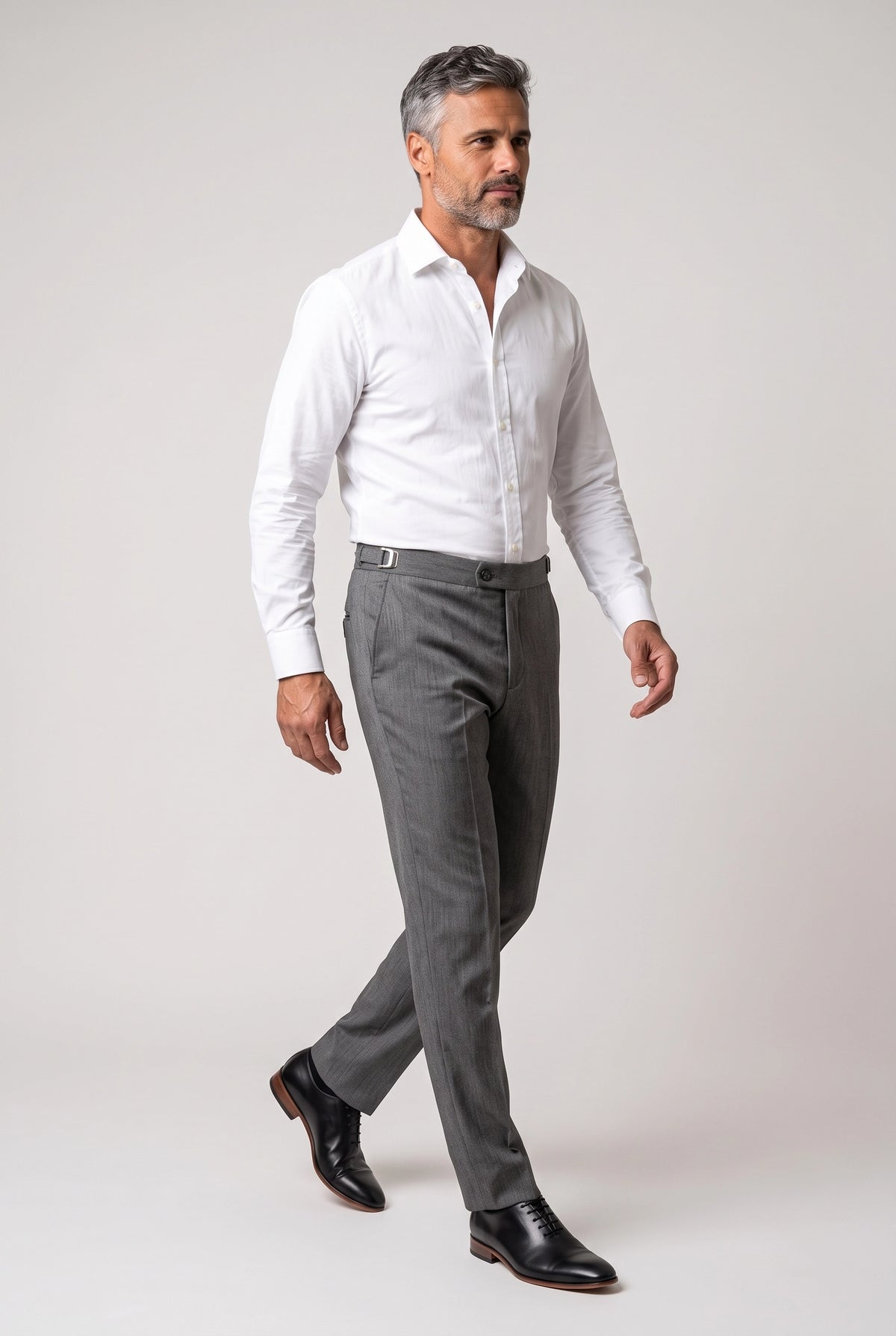 Calça Social Poliviscose Slim com Regulador