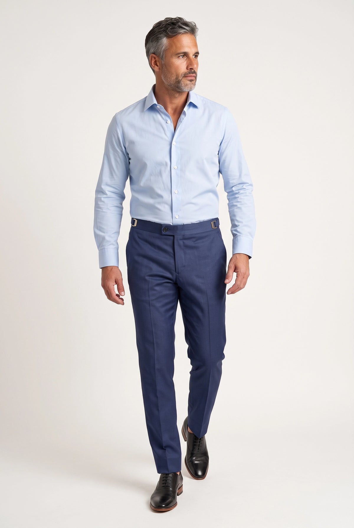 Calça Social Poliviscose Slim com Regulador