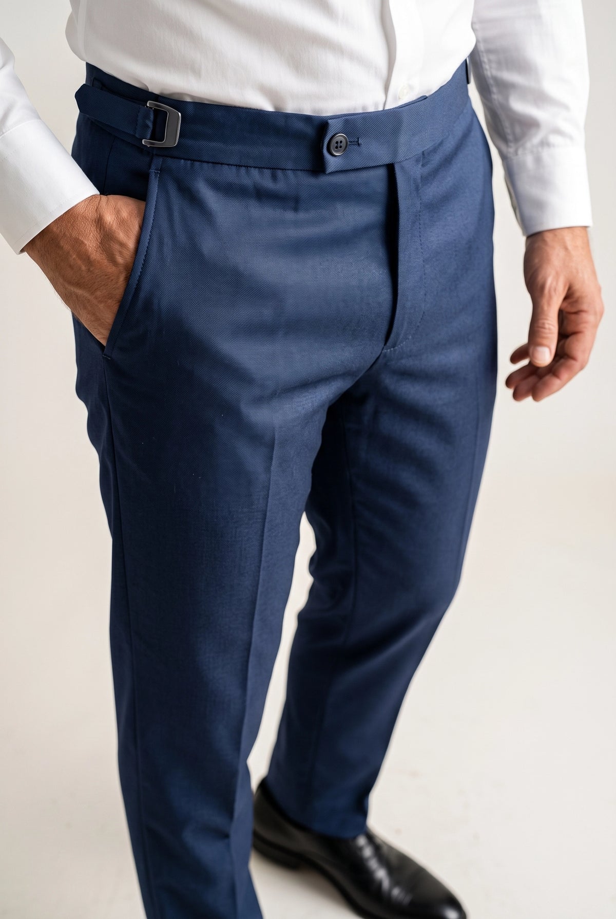 Calça Social Poliviscose Slim com Regulador