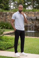 Camisa Polo Masculina Tech Slim com Elastano