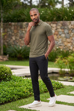 Camisa Polo Masculina Tech Slim com Elastano