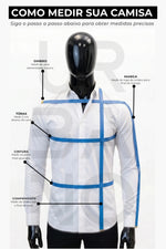 Camisa Social Slim Fibra de Bambu Texturizada