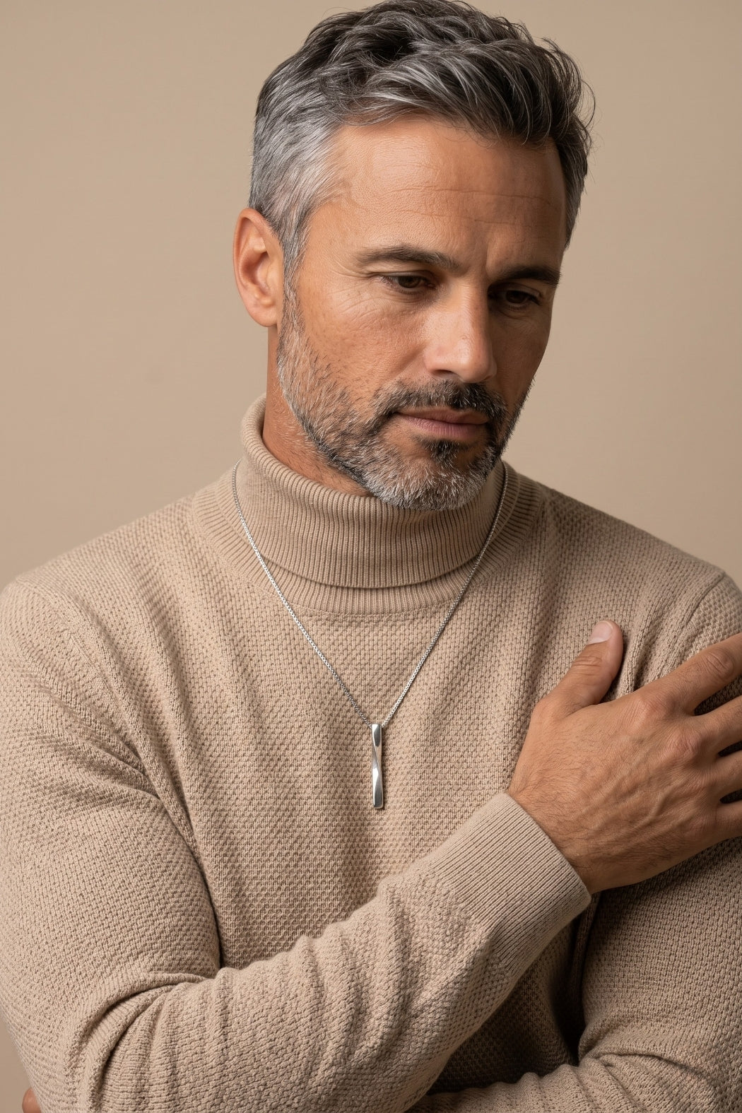 Colar Masculino Weeis em Aço Inoxidável