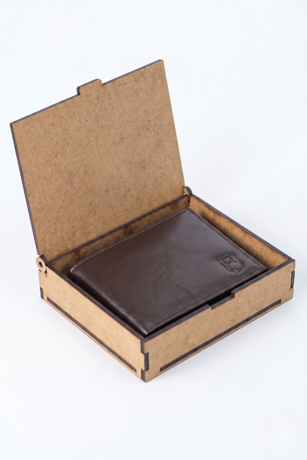 Carteira Masculina Slim RFID em Couro Legítimo