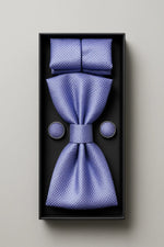 Kit Gravata Borboleta com Abotoadura e Lenço Premium