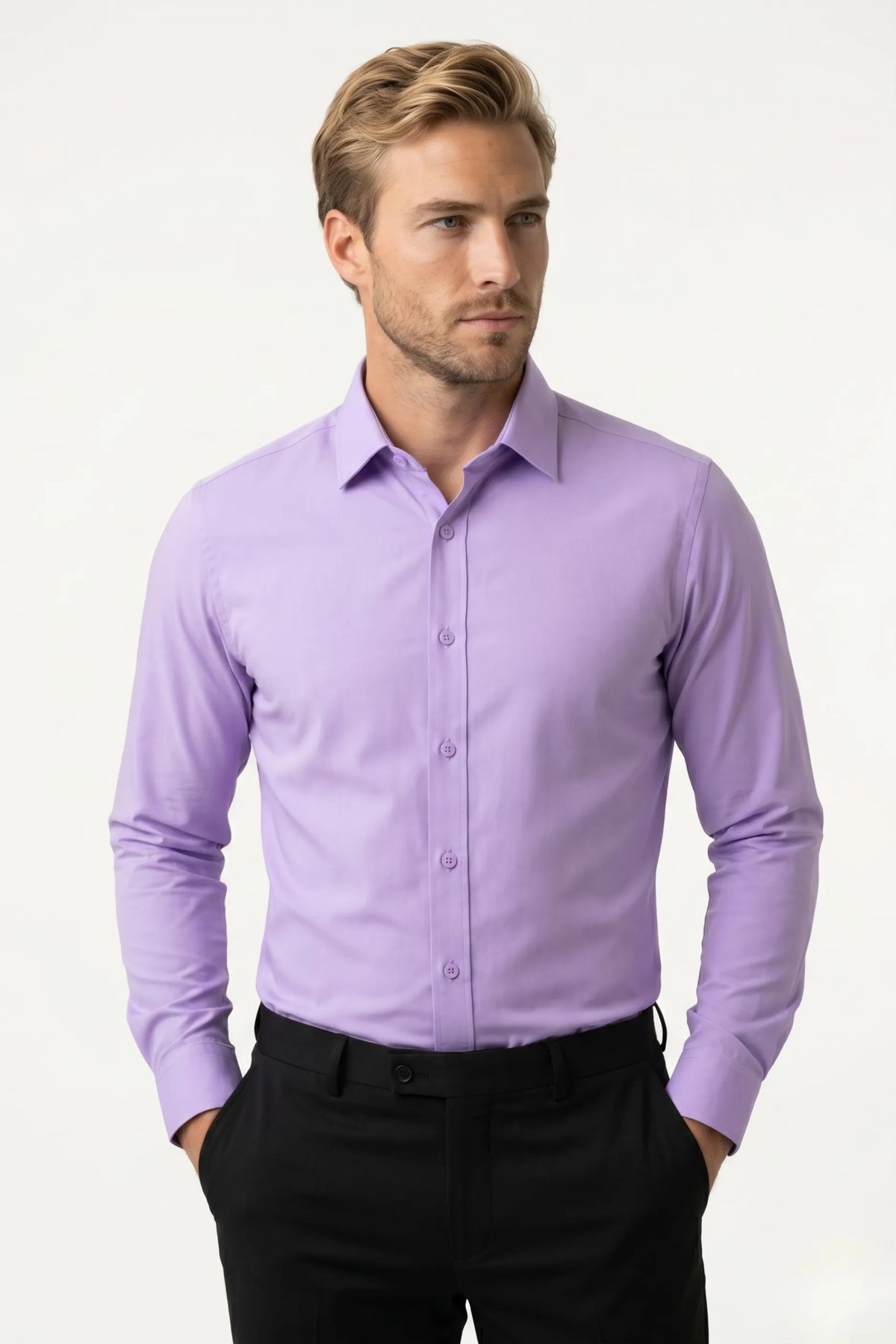 Camisa Social Slim Fit Bambu com Elastano