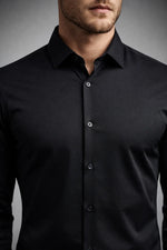 Camisa Social Masculina Super Slim com Elastano