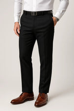 Calça Social Slim Masculina em Poliéster com Elastano