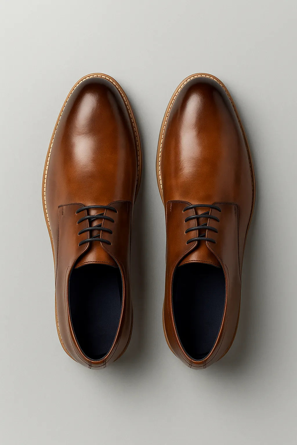 Sapato Casual Derby Palermo em Couro Legítimo