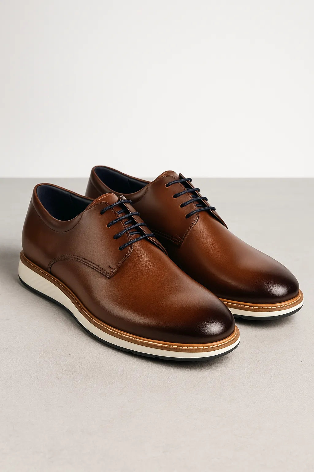 Sapato Casual Derby Palermo em Couro Legítimo