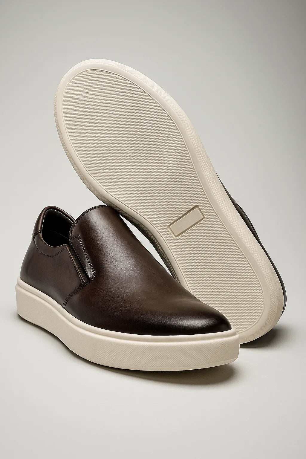 Sapato Casual Slip On Ravello em Couro