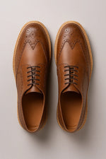 Sapato Social Brogue Tratorado Firenze em Couro Legítimo