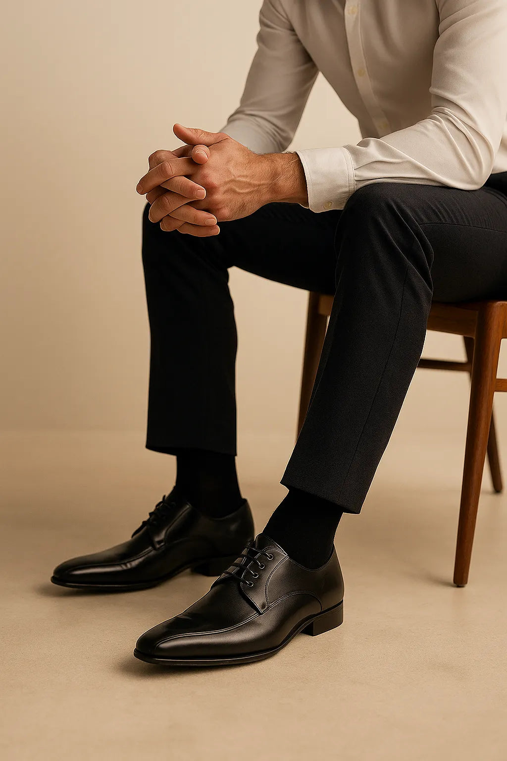 Sapato Social Couro Italiano Preto Premium