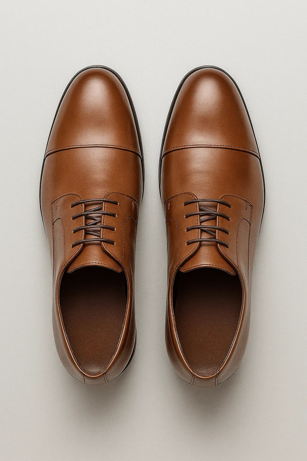 Sapato Social Derby Casual Ravello em Couro Legítimo