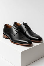 Sapato Social Derby Elegance em Couro Legítimo