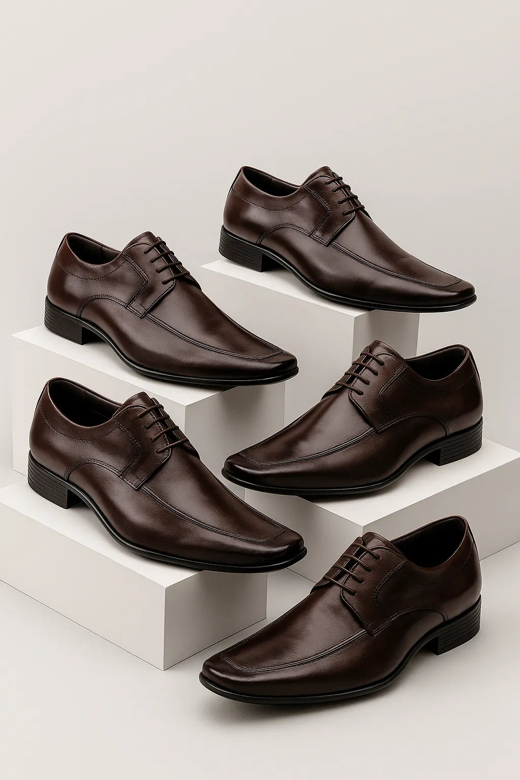 Sapato Social Derby Milano em Couro Legítimo