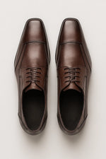 Sapato Social Derby Torino em Couro Legítimo