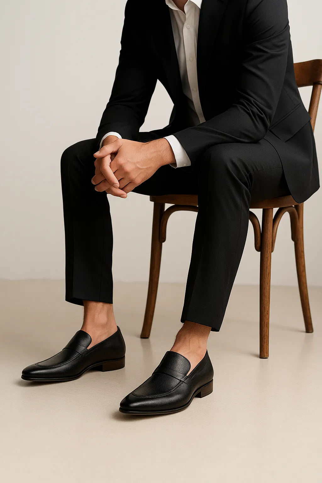 Sapato Social Loafer Couro Legítimo Premium