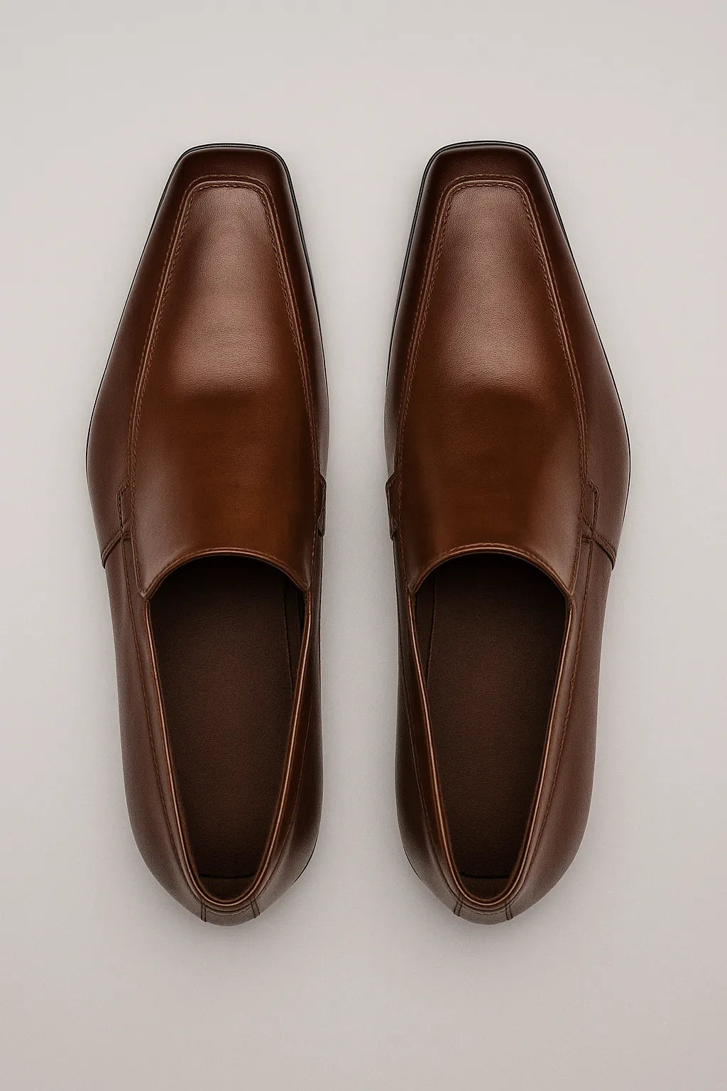 Sapato Social Loafer Italiano em Couro Legítimo