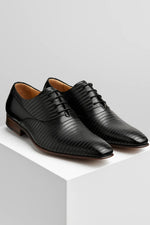 Sapato Social Oxford Couro Legítimo Texturizado Premium