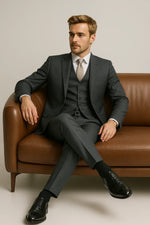 Terno Masculino Argento Poliviscose Semi Slim