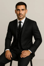 Terno Masculino Napoli Poliviscose Semi Slim - 3 Peças