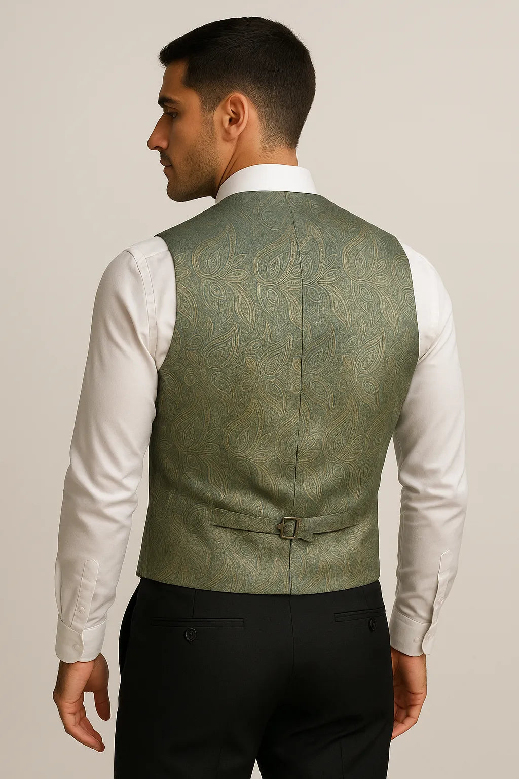 Terno Masculino Napoli Poliviscose Semi Slim - 3 Peças