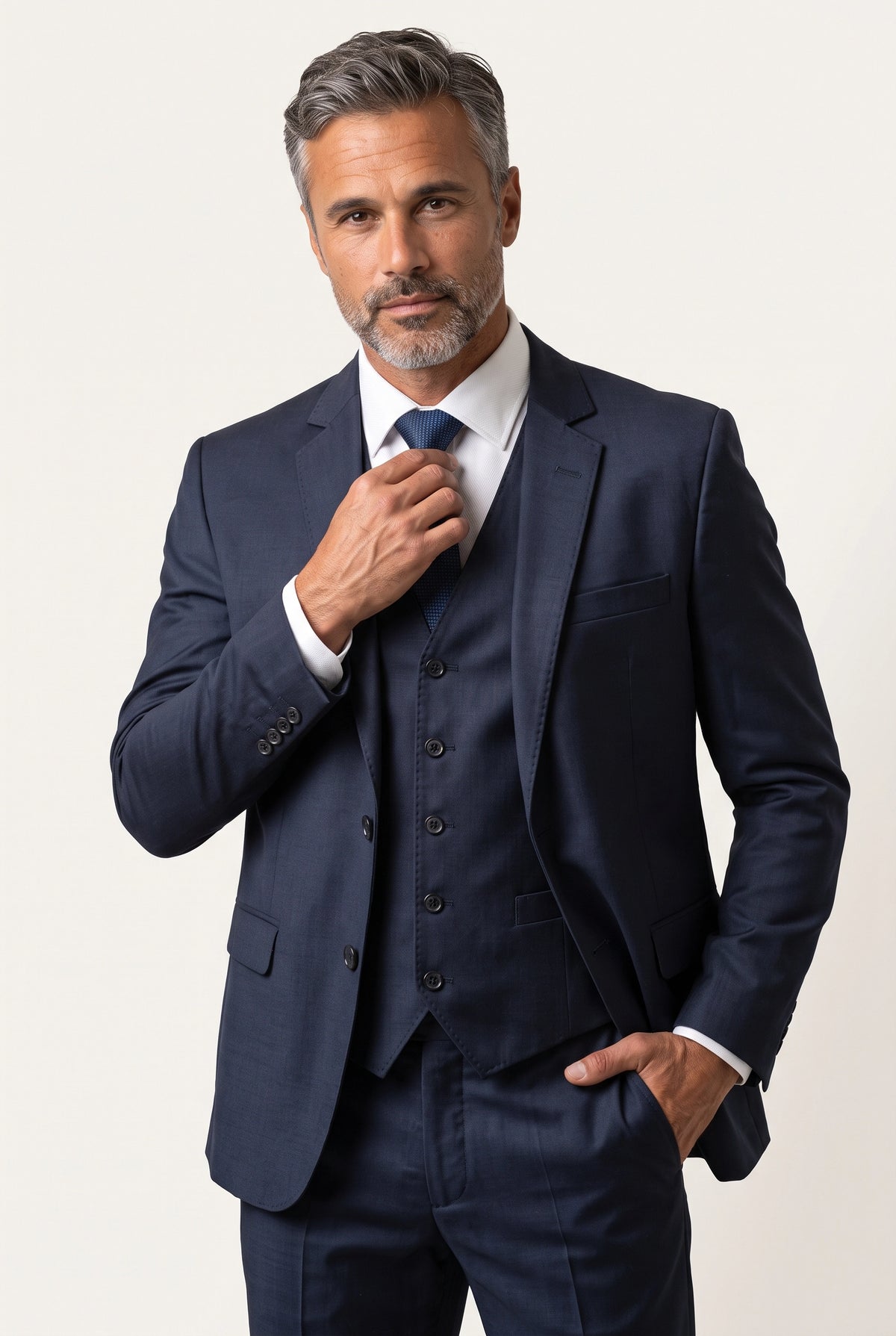 Terno Masculino Poliviscose Semi Slim Mezzanotte