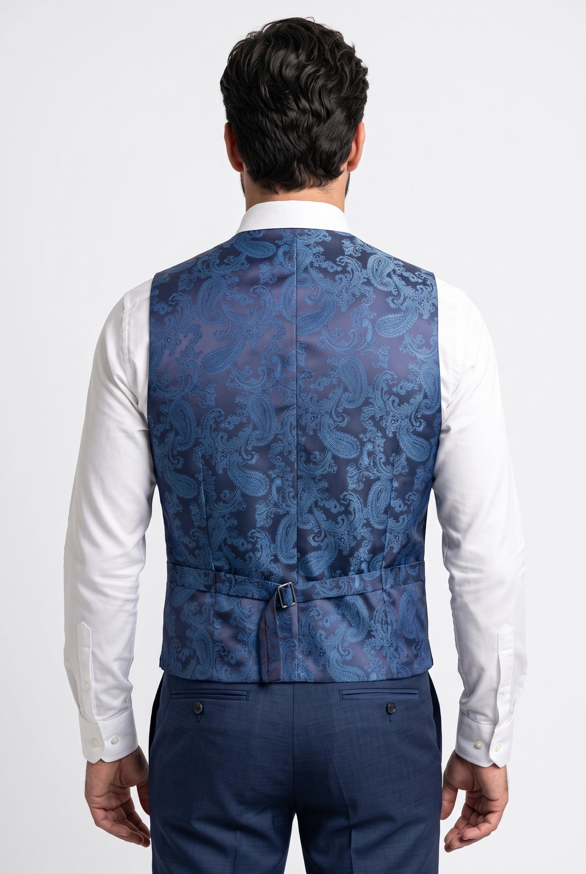 Terno Masculino Poliviscose Semi Slim Valenza Azul