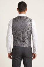 Terno Masculino Poliviscose Semi Slim Velluno Cinza