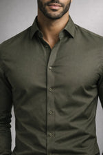 Camisa Social Slim Fit Bambu com Elastano