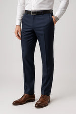 Calça Social Slim Masculina em Poliéster com Elastano