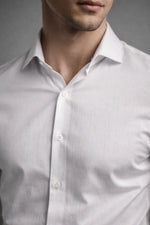 Camisa Social Slim Fit em Algodão Premium