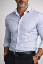 Camisa Social Slim Fit em Algodão Egípcio