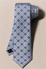 Gravata Masculina Estilo Seda Slim Geométrica