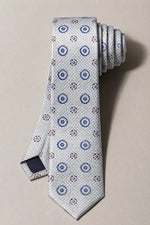 Gravata Masculina Estilo Seda Slim Geométrica