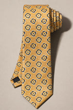 Gravata Masculina Estilo Seda Slim Geométrica