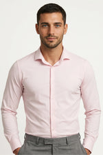 Camisa Social Masculina Tech em Poliamida Stretch