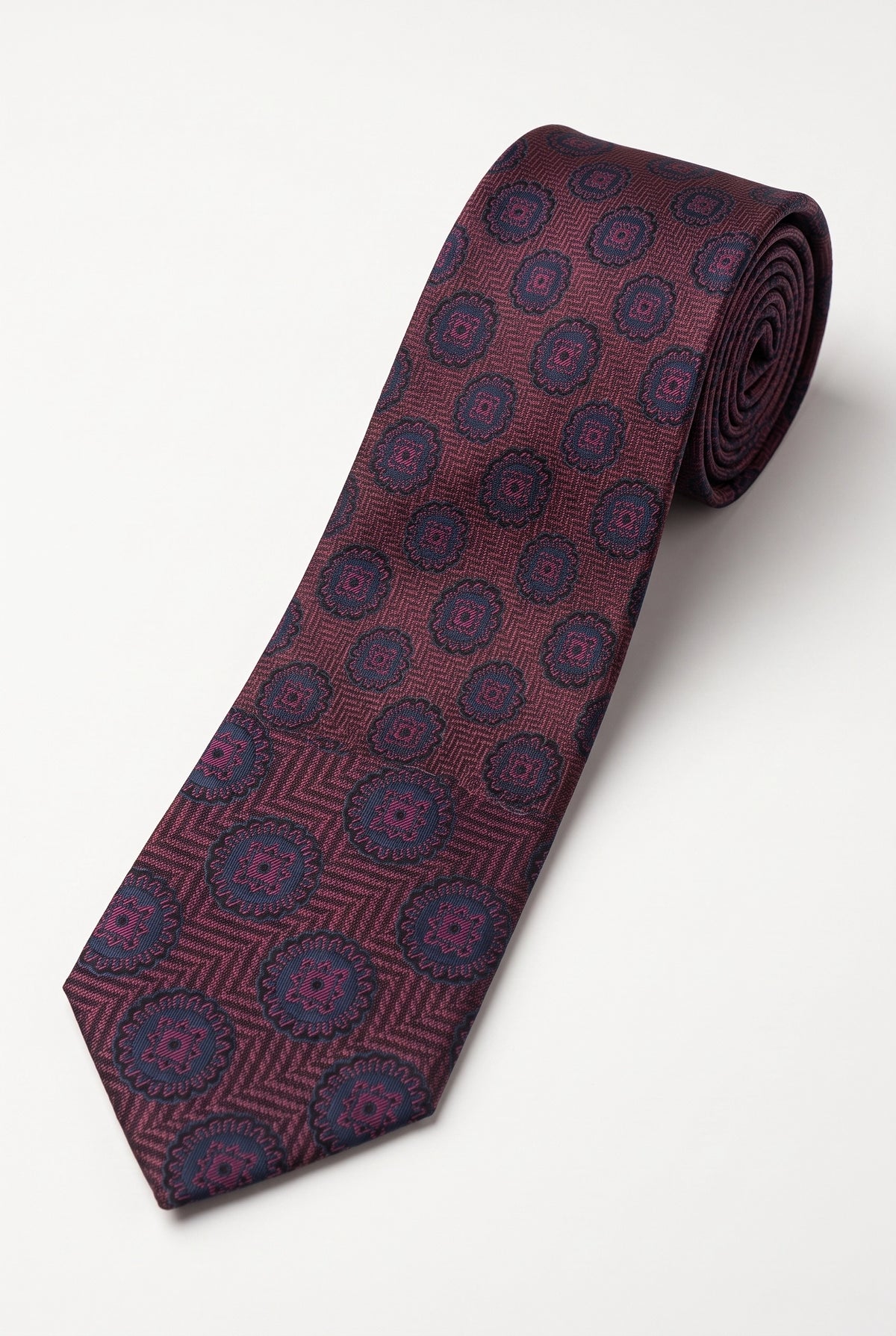 Gravata Masculina Semi Slim Estilo Seda 2400 Fios