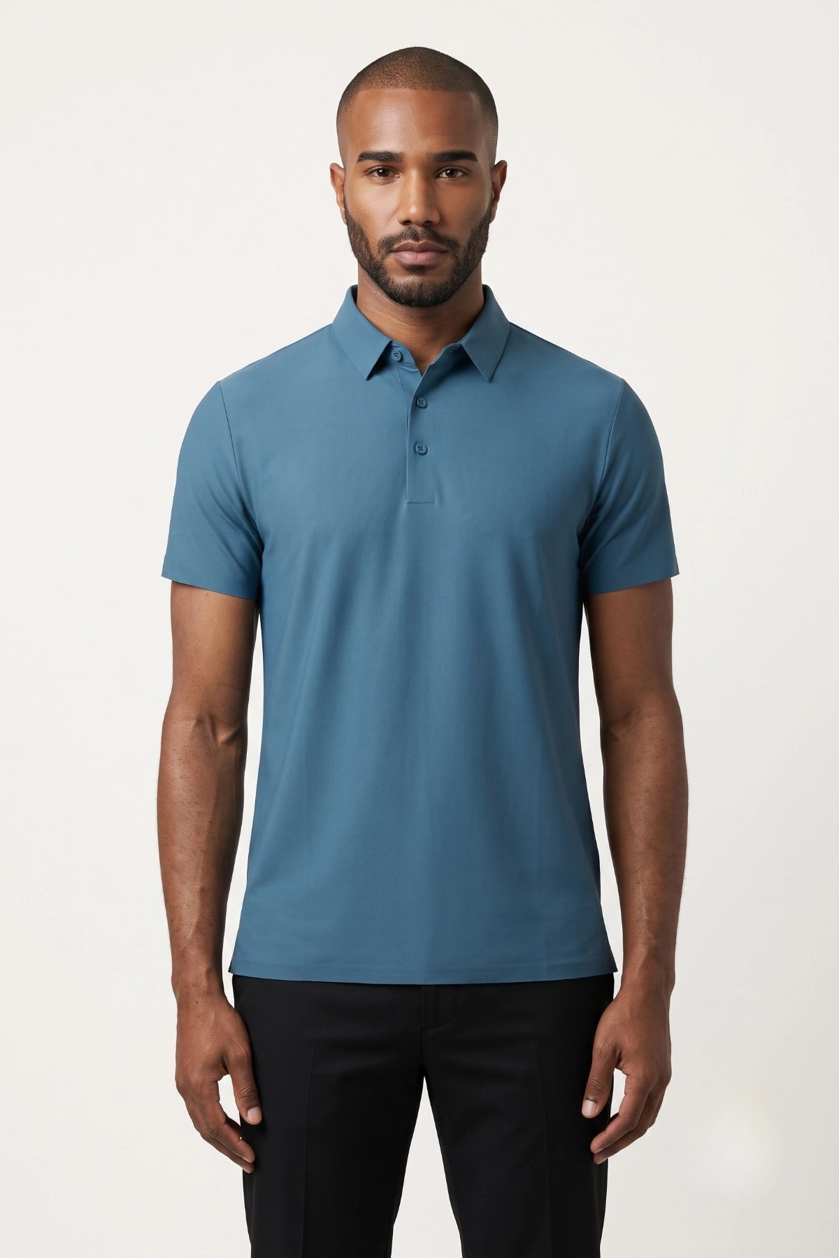 Camisa Polo Masculina Tech Slim com Elastano