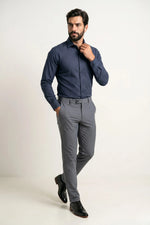 Camisa Social Masculina Xadrez Micro Tradicional