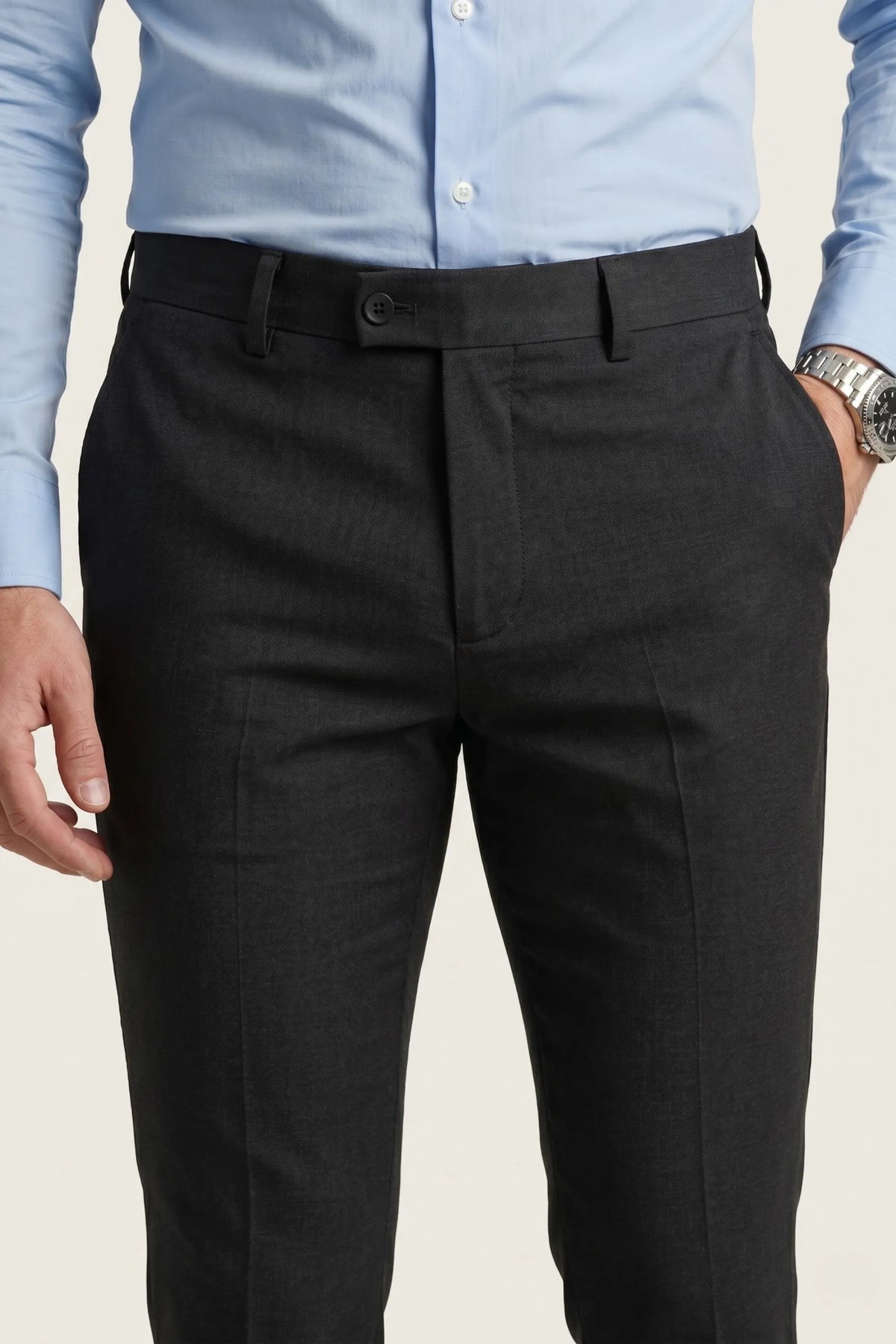 Calça Social Masculina Slim com Elastano