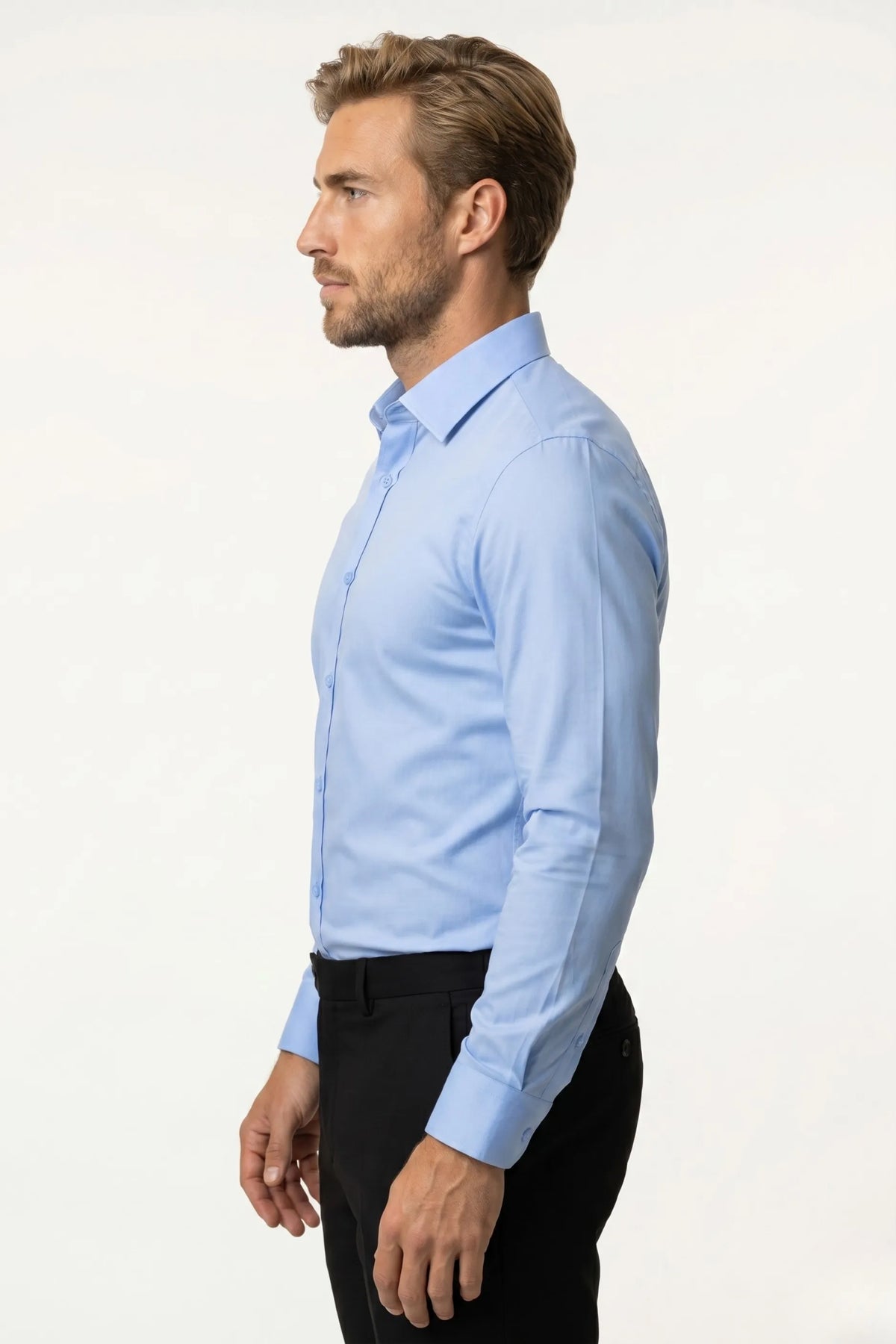 Camisa Social Slim Fit Bambu com Elastano
