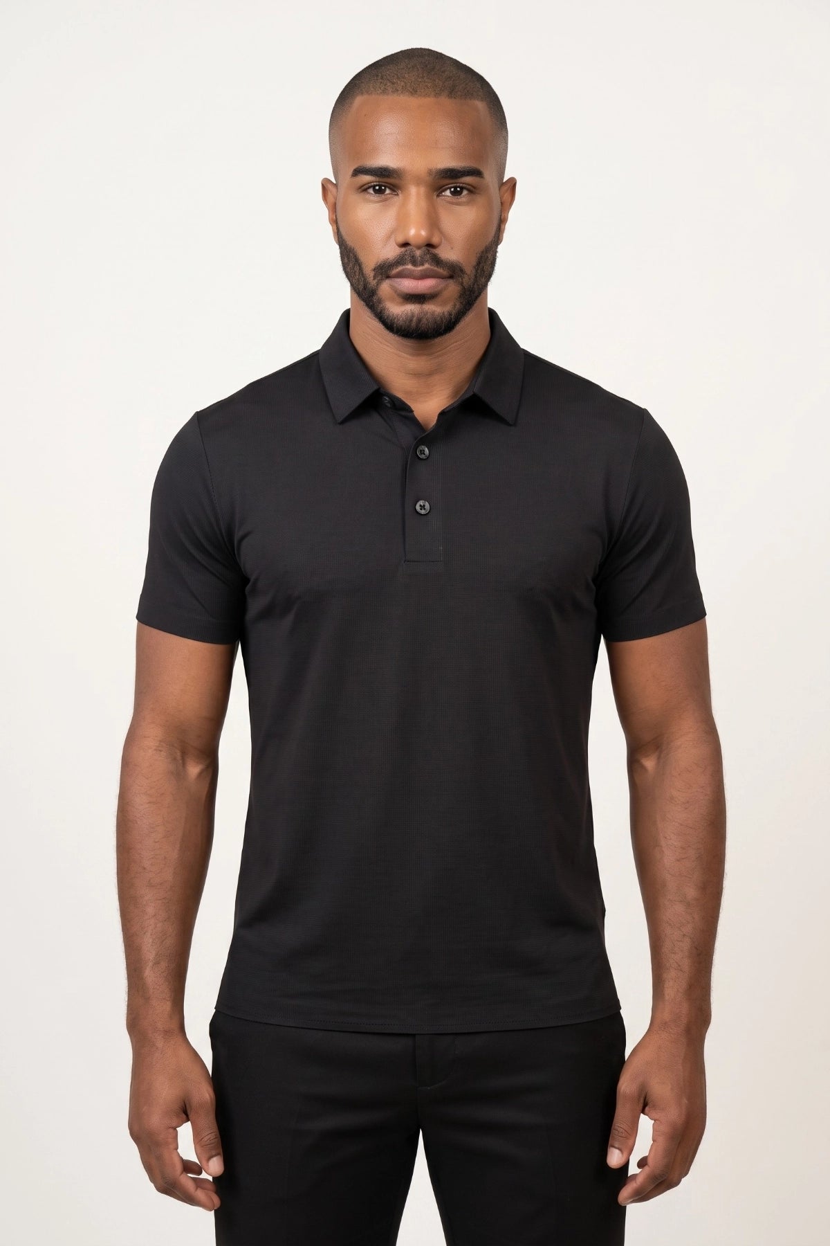 Camisa Polo Masculina Tech Slim com Elastano